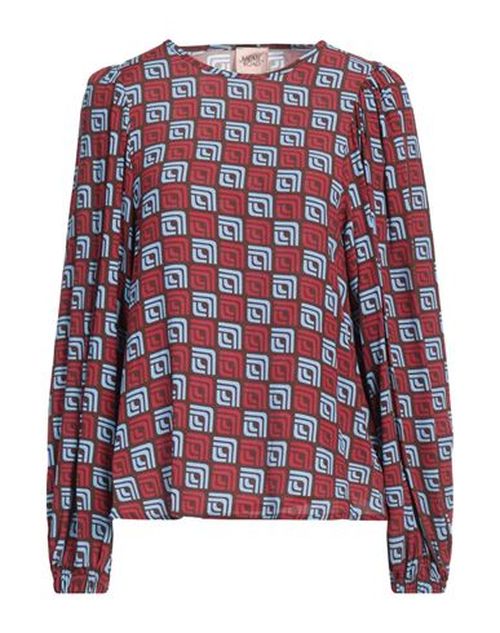 Même Road Woman Top Dark brown Size 6 Viscose