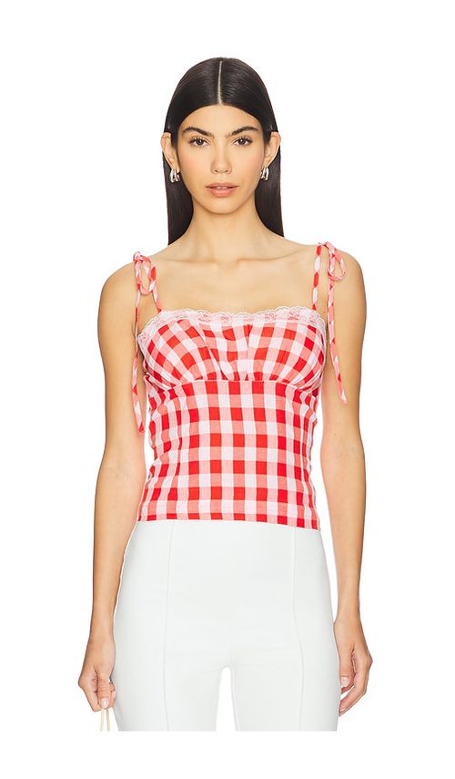 MORE TO COME Penny Top in Red. - M also in