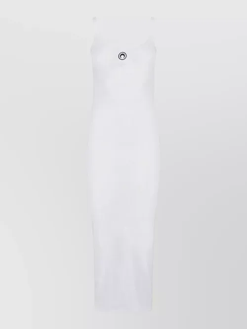 Marine Serre - maxi dress scoop neck sleeveless ribbed