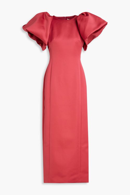 Lucinda satin maxi dress - Red - UK 8