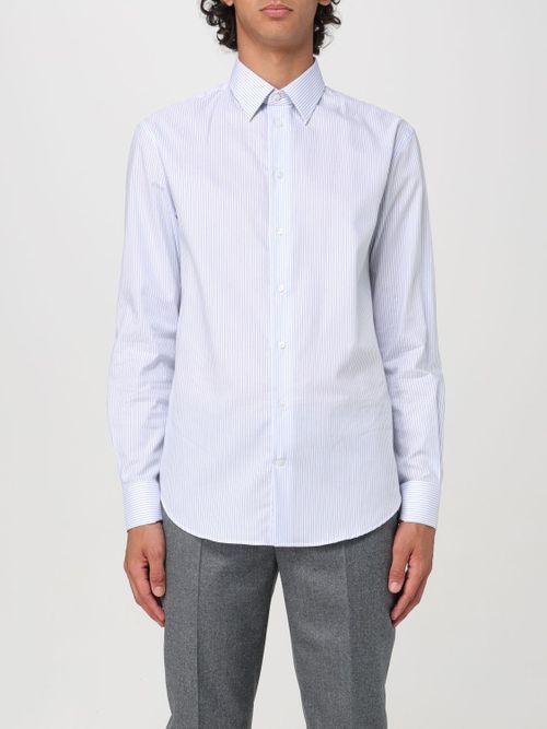 Shirt Men color Gnawed Blue