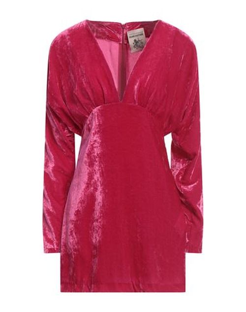 Semicouture Woman Mini dress Fuchsia Size 2 Viscose, Polyamide
