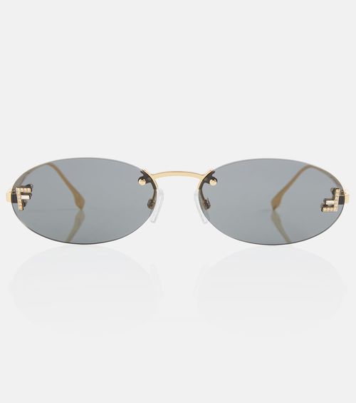 First embellished oval sunglasses