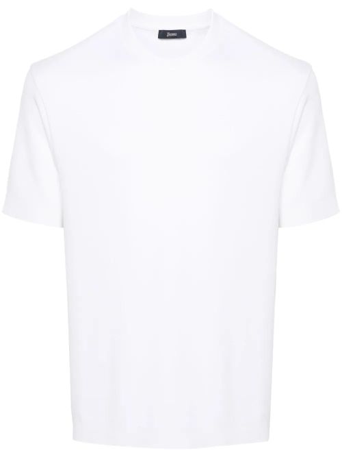 Logo-Plaque Cotton T-Shirt — White