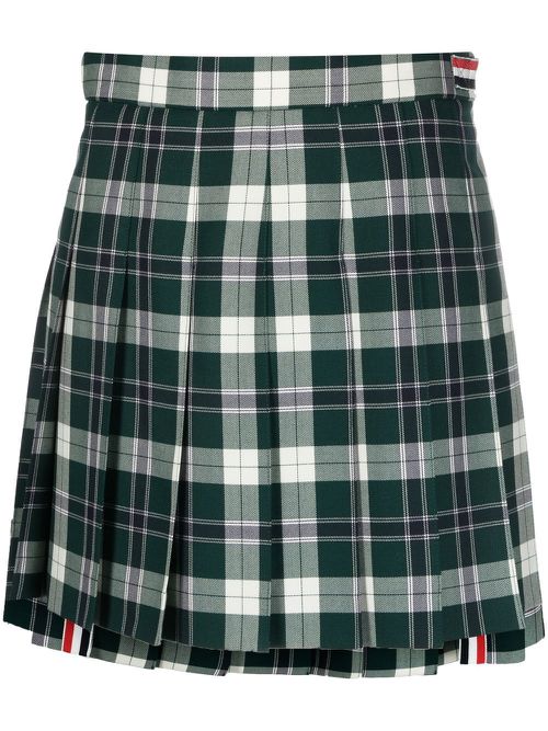 School Uniform Twill mini skirt - Green