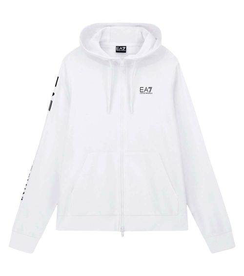 White Logo Hoodie