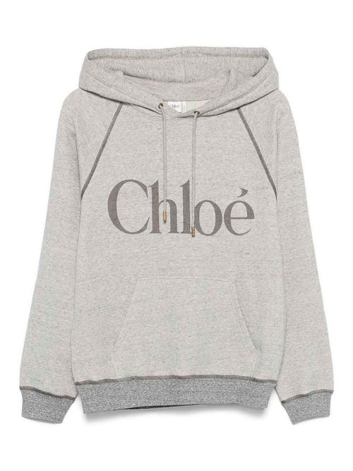 Oversized Logo Hoodie In A Cotton Fleece Mix