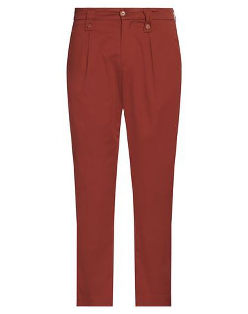 Man Pants Rust Size 30 Cotton, Linen