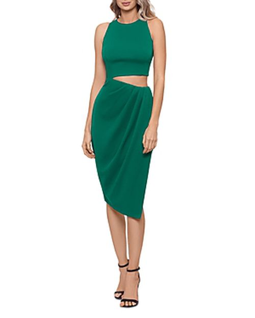 아쿠아주라 여성 비대칭 컷아웃 드레스 - 100% 독점 A25256