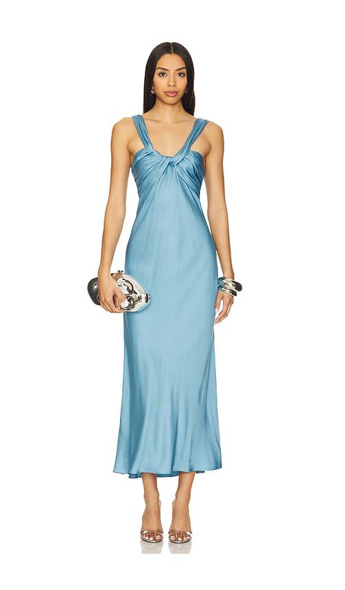 A.L.C. Ivy Dress in Blue Lagoon - Blue. 6 also in