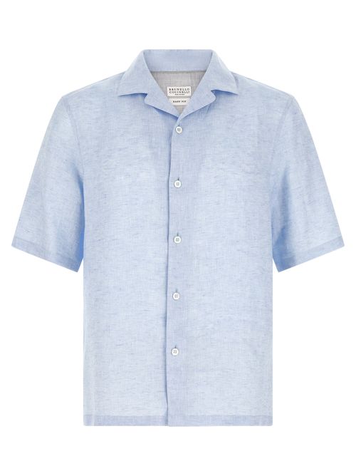 Linen Shirt — Blue