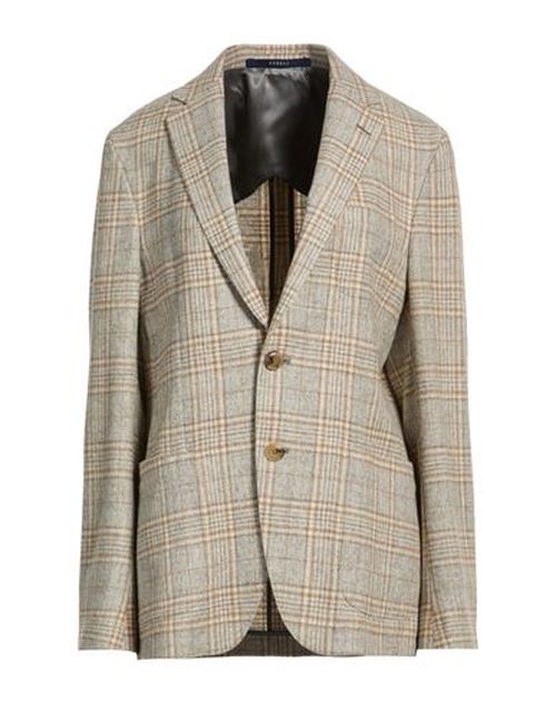 Woman Blazer Beige Size 12 Alpaca wool, Wool, Nylon