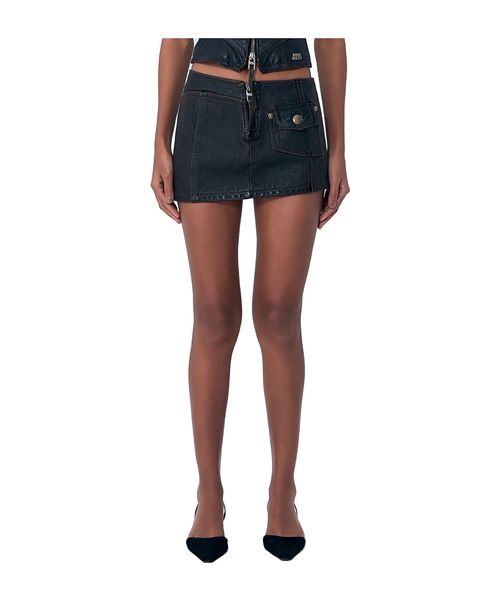 Patch Pocket Mini Skirt