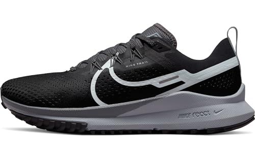 Nike React Pegasus Trail 4 Men's Trail-Running Shoes nkDJ6158 001 Black Aura Dark Grey Wolf Grey