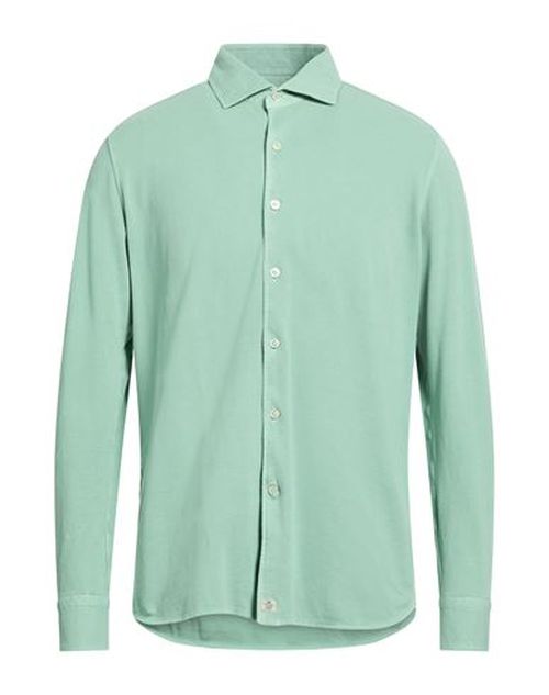 Silvery Man Shirt Light green Size XXL Cotton