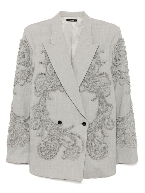 Taakk double-breasted blazer - Grey