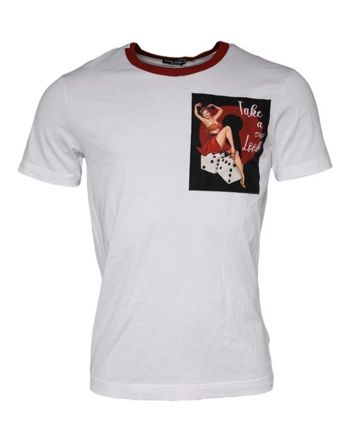 Graphic-Print Cotton T-Shirt — White