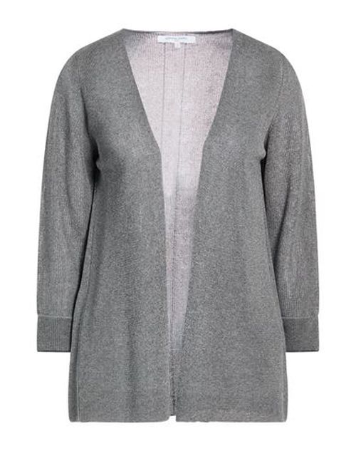 Woman Cardigan Grey Size 2 Viscose, Polyester