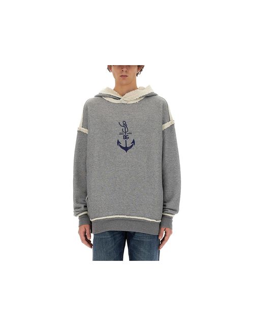 Sweat-shirts Sweatshirt With Navy Print