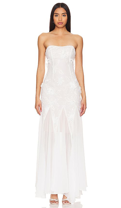 ELLIATT ABENDKLEID EVADNE in White. Größe XL. Also in