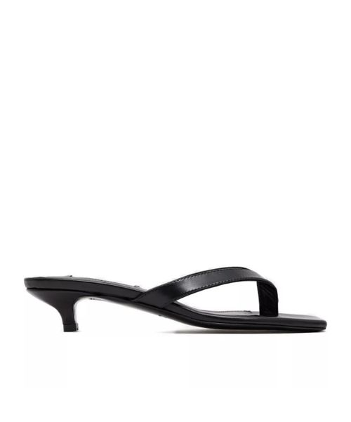 Thong high-heeled sandals