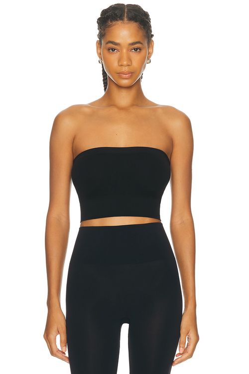Wolford Seamless Essential Sleeveless Top in Black - Black. XS also in S