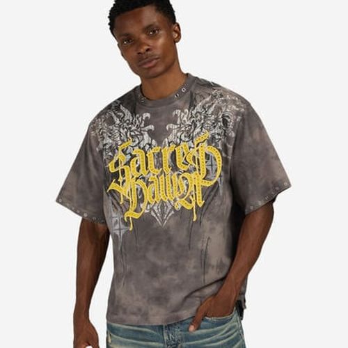 Men's Sacred Dawn T-Shirt in Grey