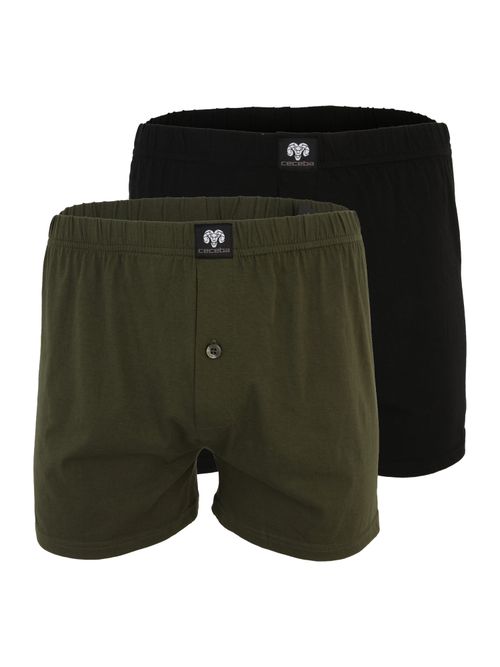 CECEBA Boxer oliva / nero