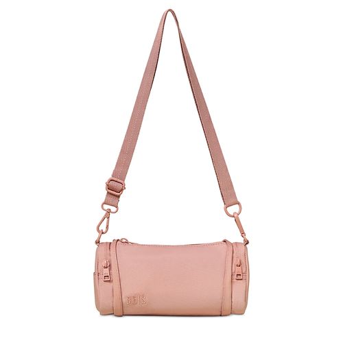 The Expandable Crossbody Charm in Atlas Pink