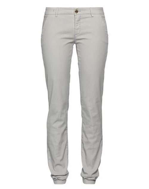 Woman Pants Grey Size 26 Cotton, Polyester, Elastane