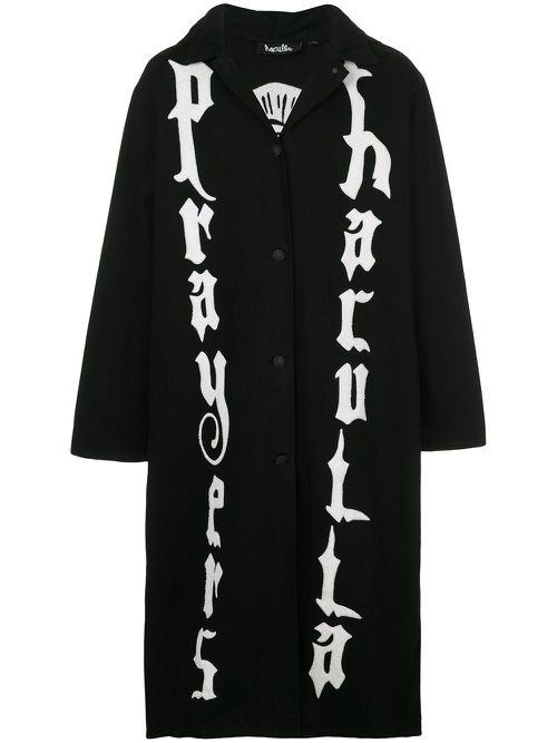 Mother Long hooded jacket - Black