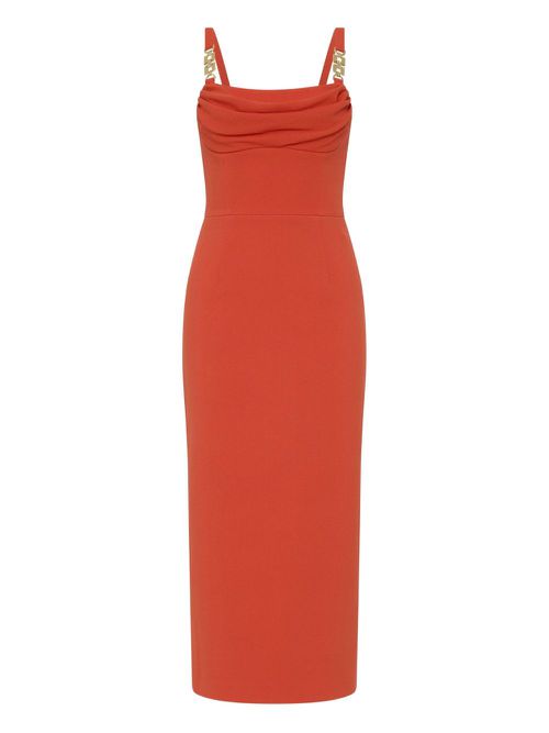 Empress midi dress - Orange