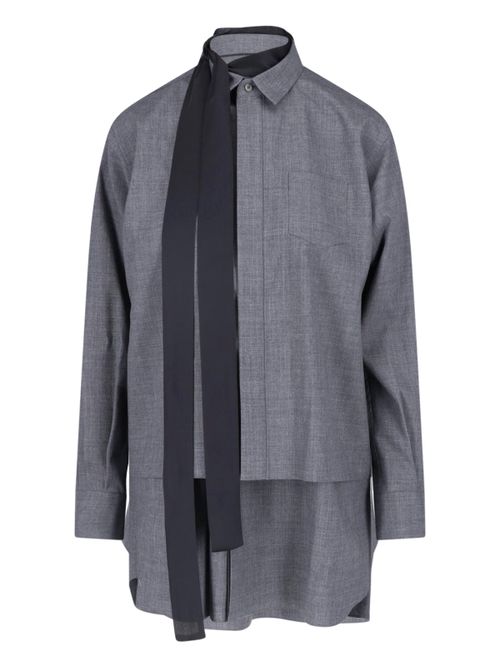 Women's Modern Mini Dress with Signature Layered Design