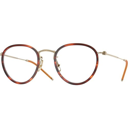 Oliver Peoples Unisex Oliver Peoples OV1360T TK-11 5341 Optische Fassungen Titan Gold Transparent Pantos Norma