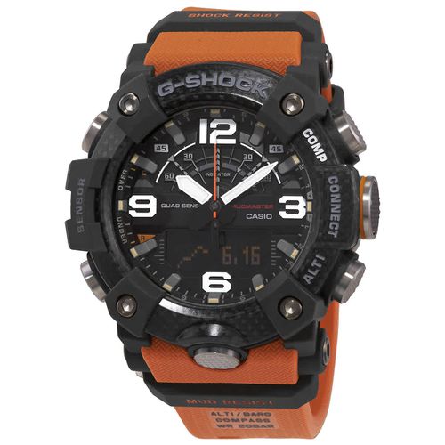 G-Shock Chronograph Analog-Digital Black Dial Mudmaster Mens Watch GGB100-1A9