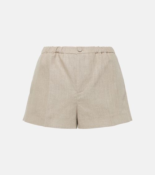 Linen canvas shorts