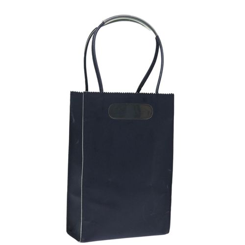 Chanel Navy Leather Handbag (Pre-Owned)
