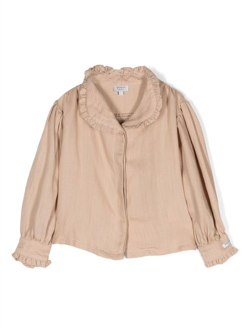 Mytti ruffled blouse - Neutrals