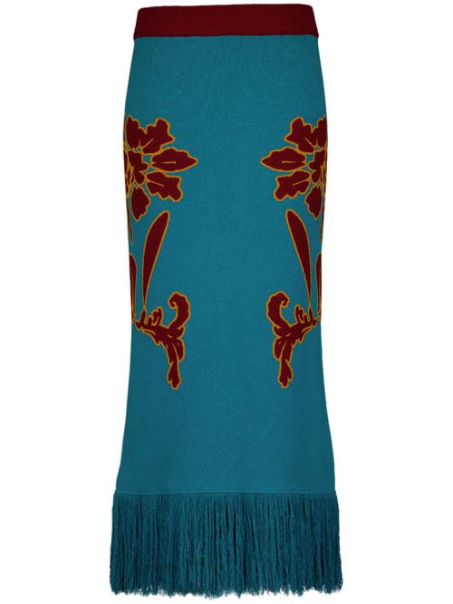 Turner Jacquard skirt - Green