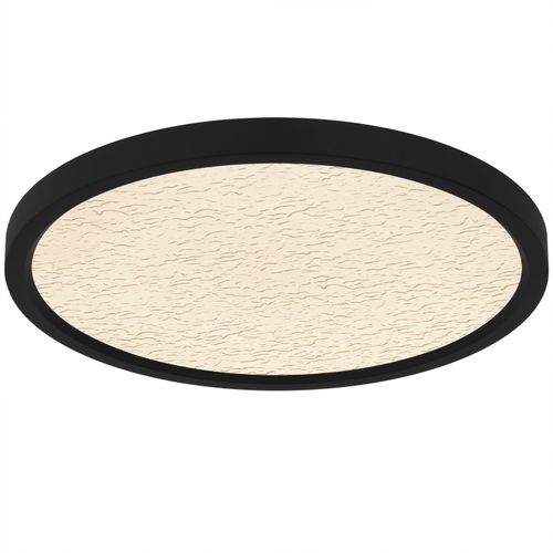 Earth Black LED Flush Mount from the Outskirts Collection