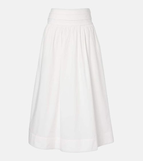 Rue cotton midi skirt