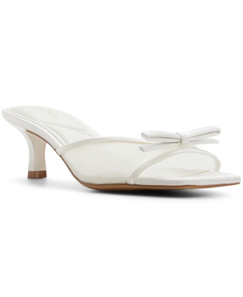 Women's Begoniaa Slip-On Dress Sandals - White/Bone Mesh