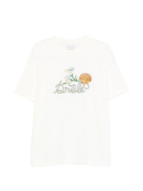 Regular-Fit 100% Cotton T-Shirt with Shell Print