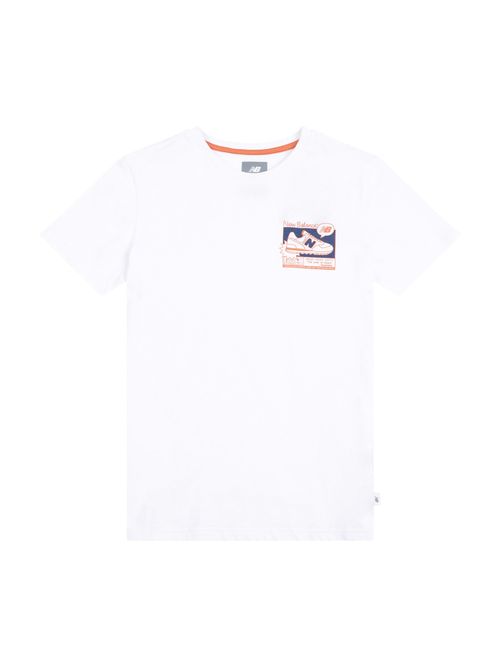 Sneaker Poster Tee in Nb Bright White