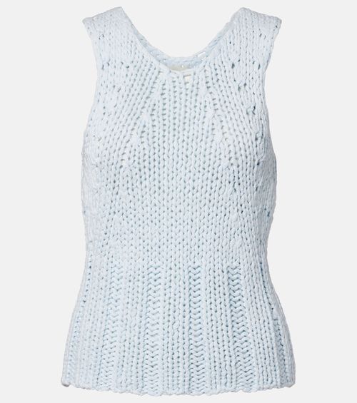 Cassie knitted cotton top