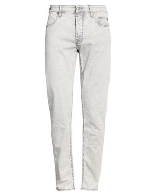 Man Jeans Light grey Size 33 Cotton, Elastane