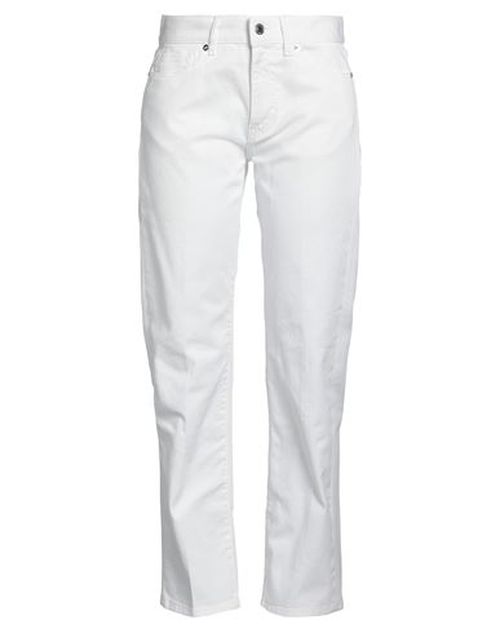 True Nyc Woman Jeans White Size 25 Cotton, Elastane