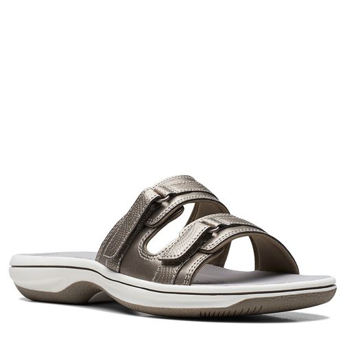 Women's Breeze Piper Slide Sandals (Pewter Fabric)