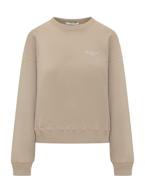 Crewneck Sweatshirt With Embroidered Logo