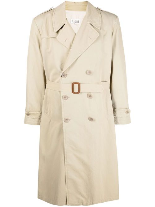 Mid-length trench coat - Neutrals